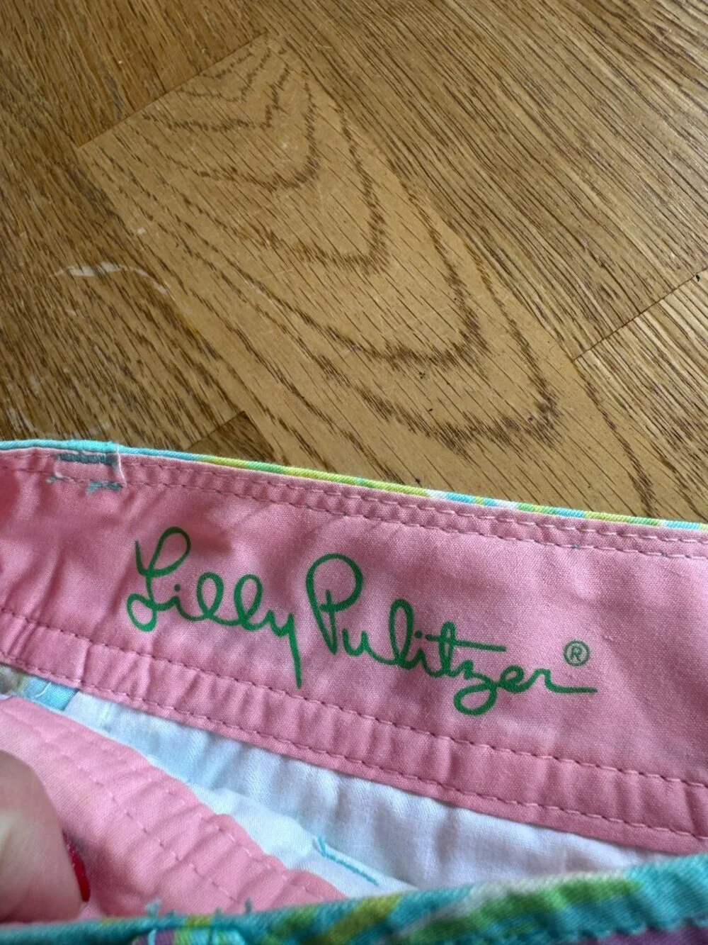 Lilly Pulitzer Walsh Shorts Palm Tree Pattern Size 2